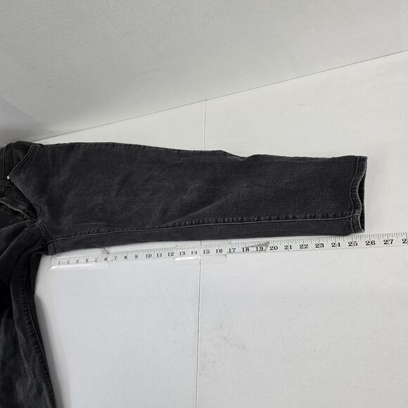 Levi's silver tab womens mom jean gray/black denim 27x27 6163 - Picture 6 of 12